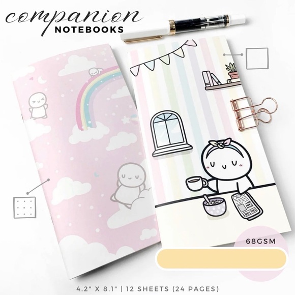 TheCoffeeMonsterzCo Other - TheCoffeeMonsterzCo Companion Notebook Set of 2